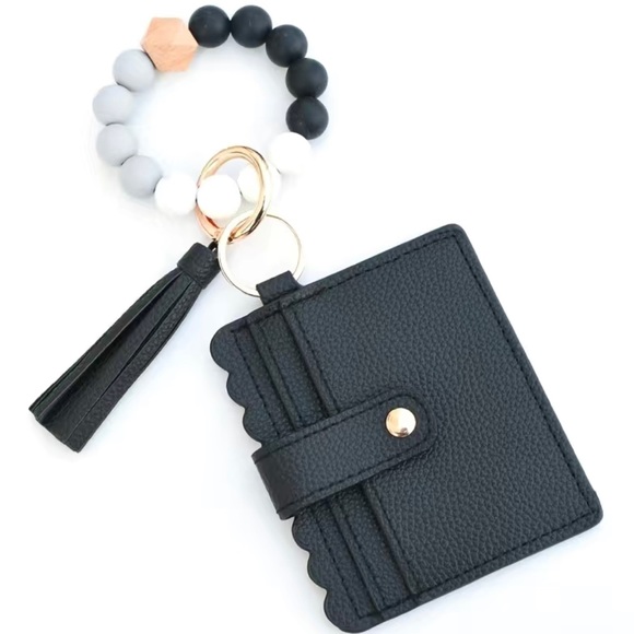 Wristlet Wallet Bracelet Keychain - Picture 2 of 5